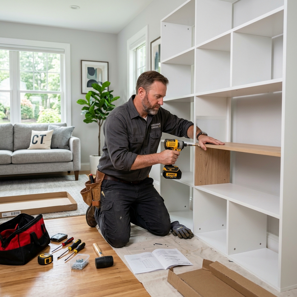 Furniture Assembly & Mounting services in Connecticut by Ridgefield Handyman Services