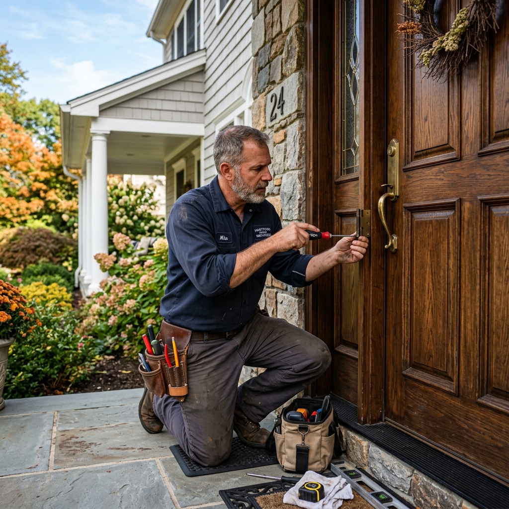 Door Adjustment & Repair services in Connecticut by Ridgefield Handyman Services