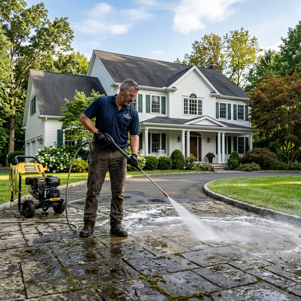 Pressure Washing services in Connecticut by Ridgefield Handyman Services